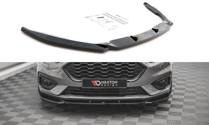 var-FO-MO-5F-STLINE-FD2T Ford Mondeo ST-Line 2019+ Frontsplitter V.2 Maxton Design 