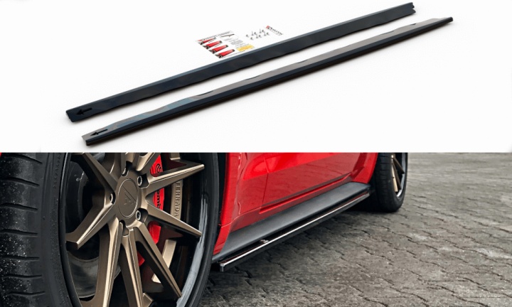 Ford Mustang 2017-2023 Sidoextension V.1 Maxton Design