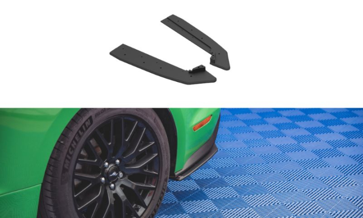 Ford Mustang GT MK6 Facelift 2017+ Street Pro Bakre Sidoextensions V.1