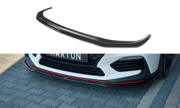 var-HY-I30-3-N-FD2T Hyundai I30 N 2017-2020 Frontsplitter V.2 Maxton Design 