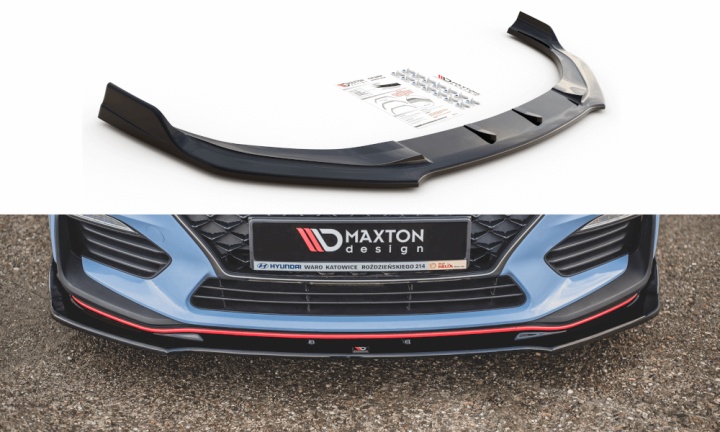 var-HY-I30-3-N-FD3T Hyundai I30 N 2017-2020 Frontsplitter V.3 Maxton Design 