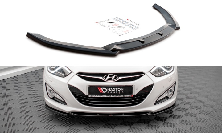 var-HY-I40-1-FD1T Hyundai I40 Mk1 2011-2014 Frontsplitter V.1 Maxton Design 