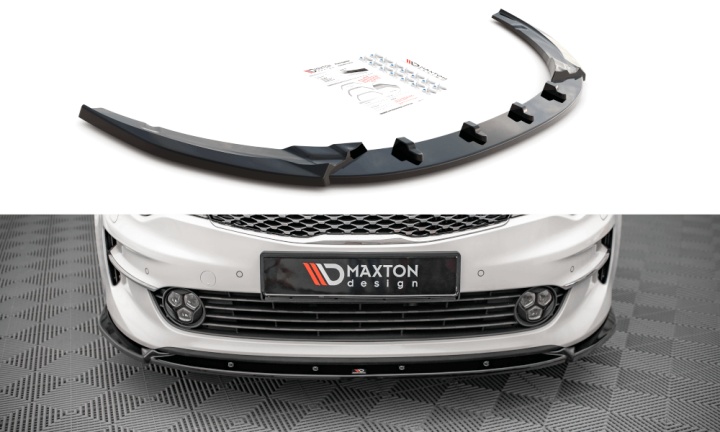 var-KI-OP-2-FD1T KIA Optima Mk4 2015-2020 Frontsplitter V.1 Maxton Design 