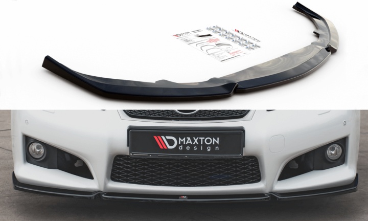 var-LE-ISF-2-FD1T Lexus IS F 2007-2013 Frontsplitter V.1 Maxton Design 