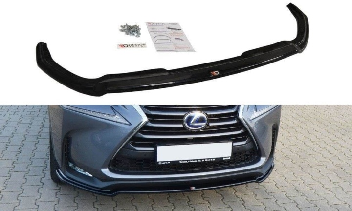 var-LE-NX-1-FD1T Lexus NX 2014-2017 Frontsplitter V.1 Maxton Design 