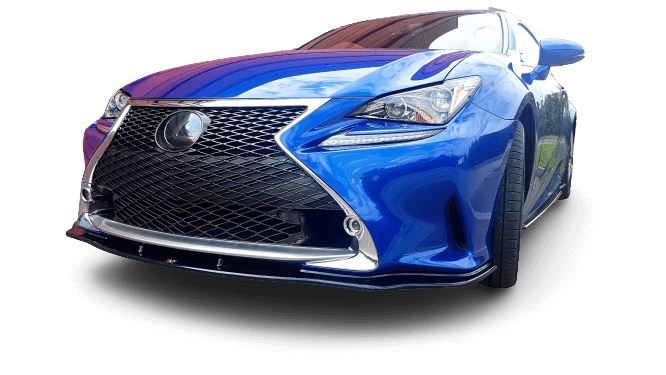 var-LE-RC-1-FD2T Lexus RC 2014-2018 Frontsplitter V.2 Maxton Design 