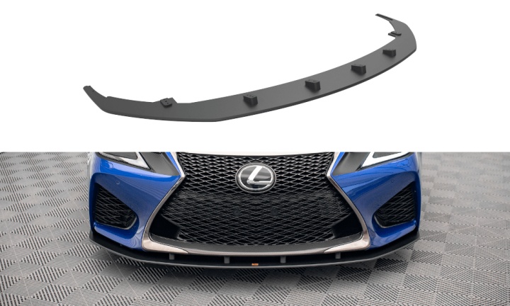 var-LEGSF4FCNC-FD1B Lexus GS F Mk4 Facelift 2015-2020 Street Pro Frontsplitter V.1 Maxton Design 