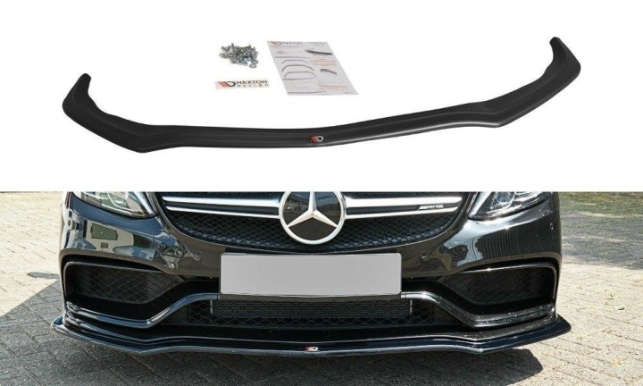 var-ME-C-205-AMG-ES-FD1T Mercedes C-Klass S 205 63AMG Kombi 2015-2018 Frontsplitter V.1 Maxton Design 