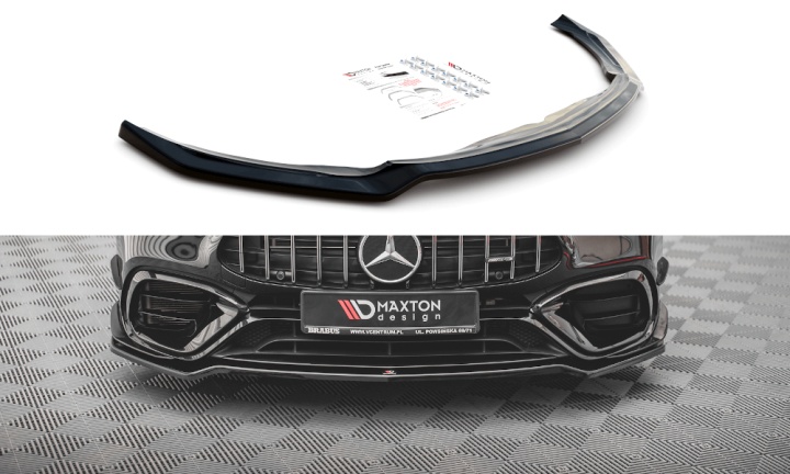 var-ME-CLA-118-45AMG-FD3T Mercedes-AMG CLA 45 Aero C118 2019+ Frontsplitter V.3 Maxton Design 