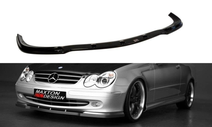 var-ME-CLK-209-FD1T Mercedes CLK W209 2003-2006 Frontsplitter V.1 Maxton Design 