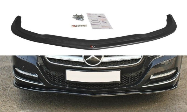 var-ME-CLS-218F-FD1T Mercedes CLS C218 2011-2014 Frontsplitter V.1 Maxton Design 