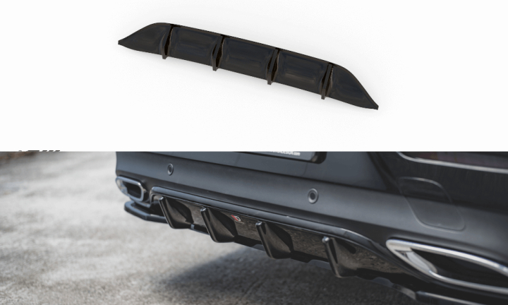 var-ME-CLS-257-AMGLINE-RS Mercedes CLS AMG-Line C257 2018-2021 Diffuser V.1 Maxton Design 