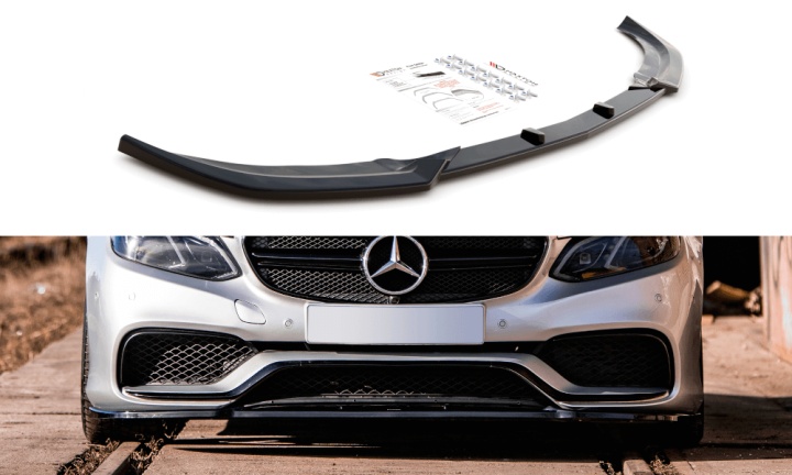 var-ME-E-212F-AMG-FD1T Mercedes E63 AMG Facelift 2012-2016 Frontsplitter Maxton Design 