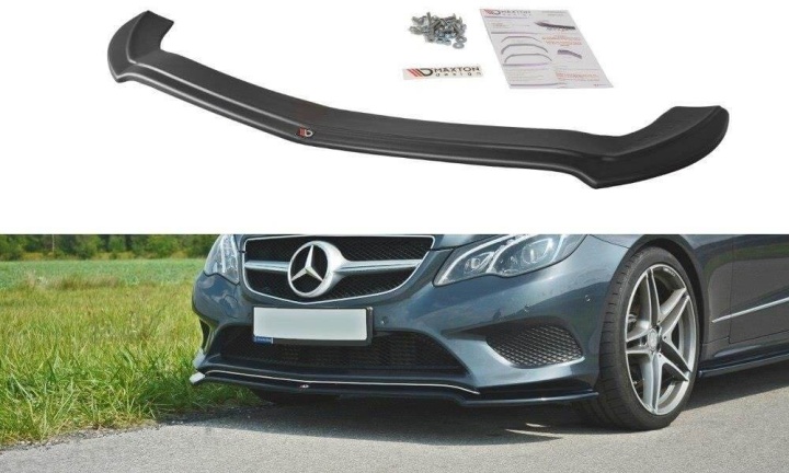 var-ME-E-212F-C-FD1T Mercedes E-Klass W212 (Coupe-Cabrio) 2012-2017 Frontsplitter V.1 Maxton Design 