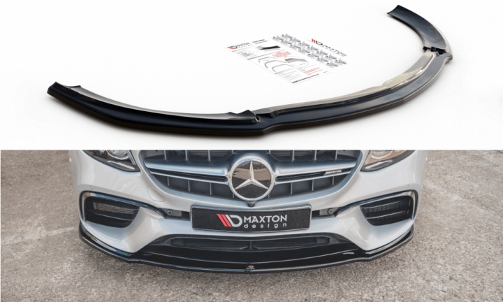 var-ME-E-213-63-ES-FD2T Mercedes E-Klass E63 AMG S/W213 2017- 2021 Frontsplitter V.2 Maxton Design 