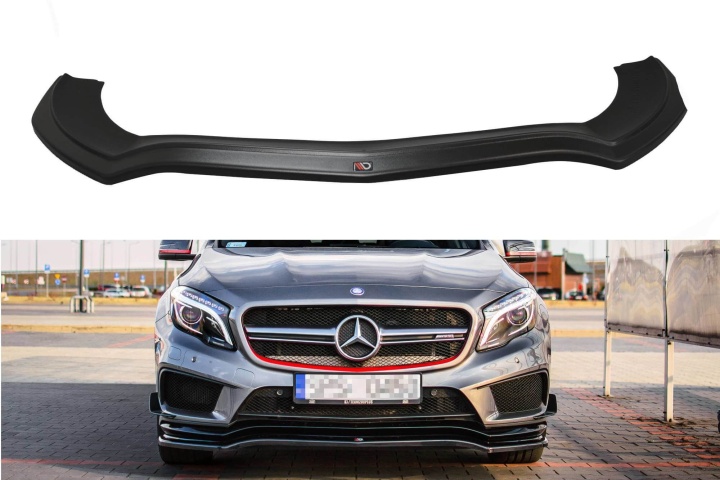 var-ME-GLA-156-AMG-FD1T Mercedes GLA 45 AMG SUV 2014-2017 Frontsplitter V.1 Maxton Design 