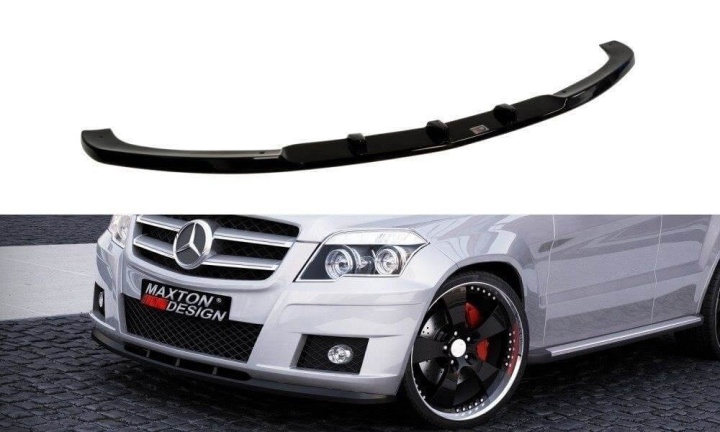 var-ME-GLK-204-FD1T Mercedes GLK W204 2008-2012 Frontsplitter V.1 Maxton Design 