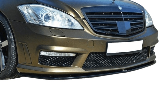 var-ME-S-W221-AMG-FD1T Mercedes S-Klass AMG W221 2009-2013 Frontsplitter V.1 Maxton Design 