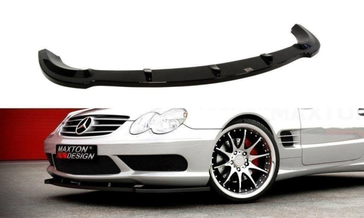 var-ME-SL-R230-AMG-FD1T Mercedes SL R230 AMG 2001-2006 Frontsplitter V.1 Maxton Design 