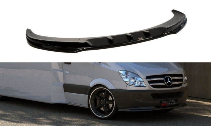 var-ME-SP-2-FD1T Mercedes Sprinter 2006-2013 Frontsplitter V.1 Maxton Design 