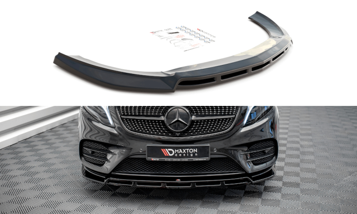 var-ME-V-447F-AMGLINE-FD5 Mercedes Vito V-Klass W447 AMG-Line Facelift 2019+ Frontsplitter V.5 Maxton Design 