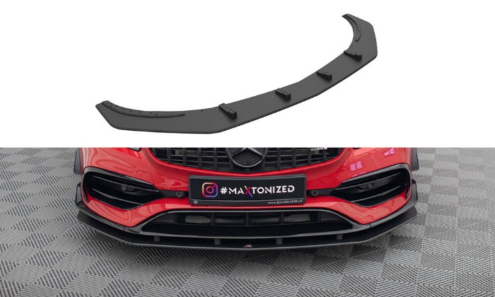 Mercedes A45 AMG Aero W176 2013-2015 Street Pro Frontläpp / Frontsplitter Maxton Design i gruppen Bilmodeller / Mercedes Benz / A-Klass 12-18 (W176) / Styling hos DDESIGN AB (var-MEA176FAEROCNC-FD1B)