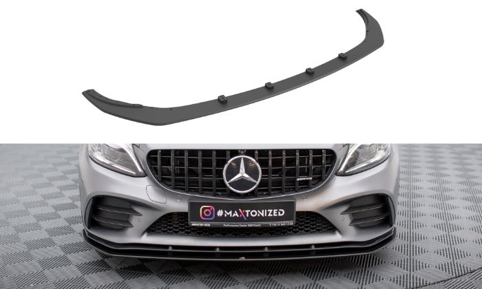 Mercedes AMG C43 Coupe C205 Facelift 2018-2022 Street Pro Frontläpp / Frontsplitter Maxton Design i gruppen Bilmodeller / Mercedes Benz / C-Class 15-21 (W205) / Styling hos DDESIGN AB (var-MEC205F43CCNC-FD1B)