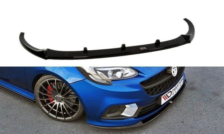 var-OP-CO-E-OPC-NRB-FD1T Opel Corsa E OPC Nurburg 2015-2019 Frontsplitter V.1 Maxton Design 