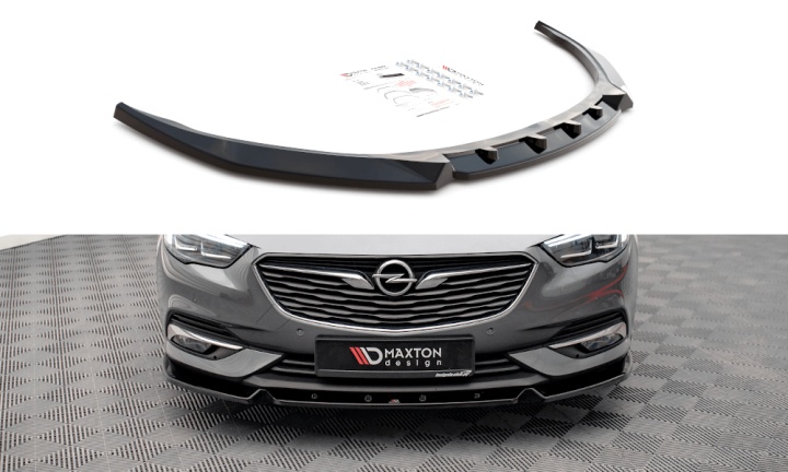 var-OP-IS-B-FD2T Opel Insignia Mk2 2017+ Frontsplitter V.2 Maxton Design 