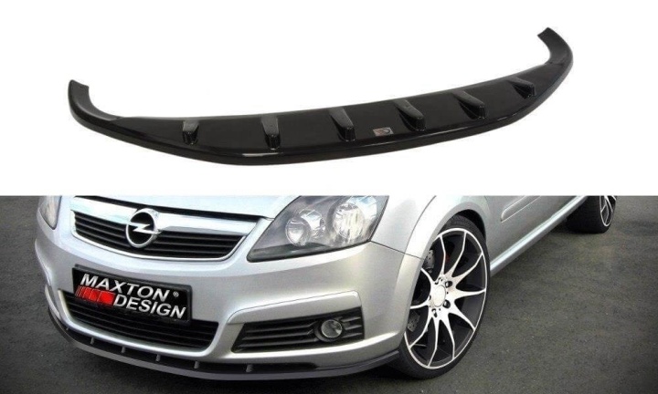 var-OP-ZA-2-FD1T Opel Zafira B 2005-2008 Frontsplitter V.1 Maxton Design 