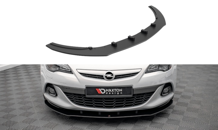 var-OPASJGTCOPCLINECNC-FD Opel Astra GTC OPC-Line J 2011-2018 Street Pro Frontsplitter + Splitters V.1 Maxton Design 