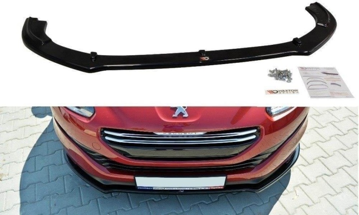 var-PE-RCZ-1F-FD1T Peugeot RCZ Facelift 2013-2015 Frontsplitter V.1 Maxton Design 