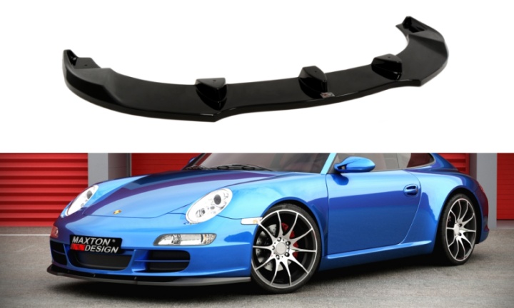 var-PO-911-997-FD1 Porsche 997.1 Carrera 2004-2009 Frontsplitter Maxton Design 