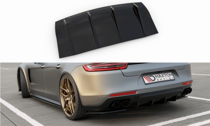 var-PO-PA-971-T-RS1T Porsche Panamera GTS 971 2019+ Diffuser V.1 Maxton Design 