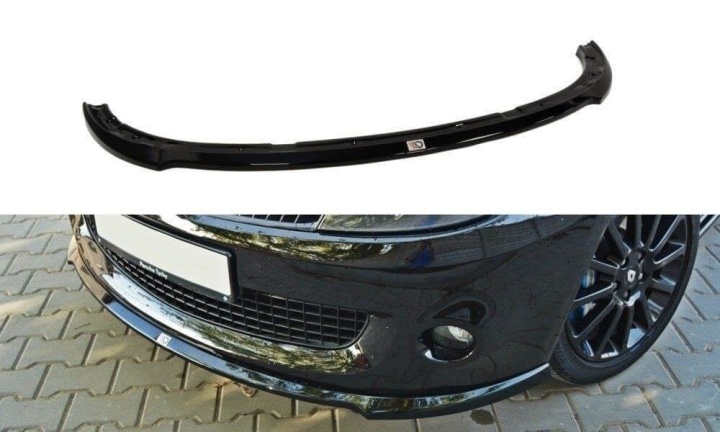 var-RE-CL-3-RS-FD1T Renault Clio MK3 RS 2006-2009 Frontsplitter V.1 Maxton Design 