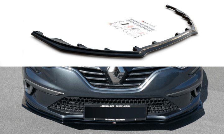 var-RE-ME-4-GTLINE-FD1T Renault Megane IV GT-Line 2016+ Frontsplitter V.1 Maxton Design 