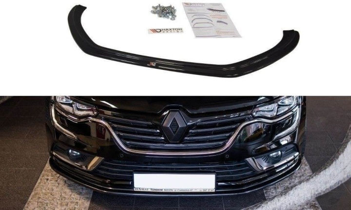 var-RE-TA-1-FD1T Renault Talisman 2015-2022 Frontsplitter V.1 Maxton Design 