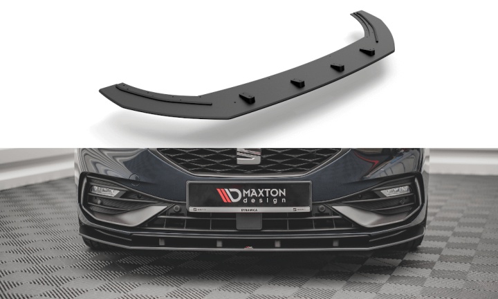 var-SELE4FRCNC-FD1B Seat Leon FR MK4 2020+ Street Pro Frontsplitter V.1 Maxton Design 