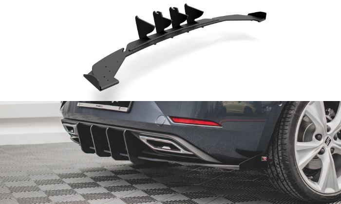 Seat Leon FR Hatchback MK4 2020+ Racing Diffuser + Splitters Maxton Design i gruppen Bilmodeller / Seat / Leon Mk4 20+ hos DDESIGN AB (var-SELE4FRCNC-RS1B-RSF1)