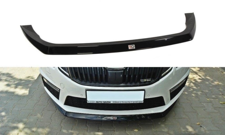 var-SK-OC-3-3F-RS-FD2T Skoda Octavia RS MK3 2013-2016 Frontsplitter V.2 Maxton Design 