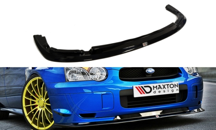 var-SU-IM-2F2-WRX-STI-FD1 Subaru Impreza WRX STI 2003-2006 Frontsplitter Maxton Design 