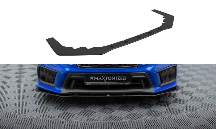 Subaru WRX STI Mk1 Facelift  2017-2021 Street Pro Frontläpp / Frontsplitter Maxton Design i gruppen Bilmodeller / Subaru / WRX STI 15-21 / Styling / Frontläppar hos DDESIGN AB (var-SUIM4FWRXSTICNC-FD1B)