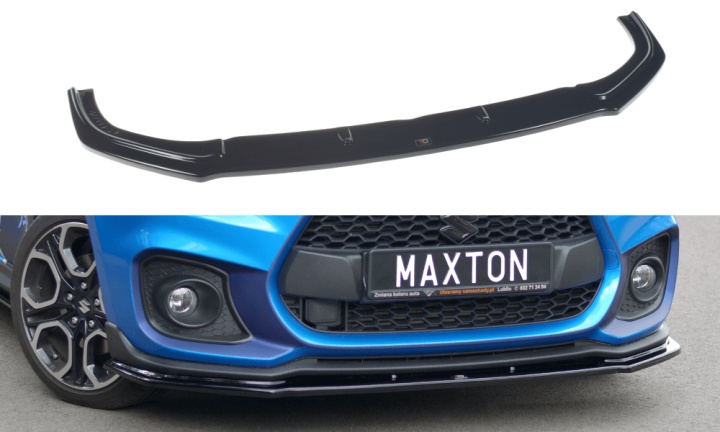 var-SZ-SW-6-SPORT-FD1T Suzuki Swift 6 Sport 2018+ Frontsplitter V.1 Maxton Design 