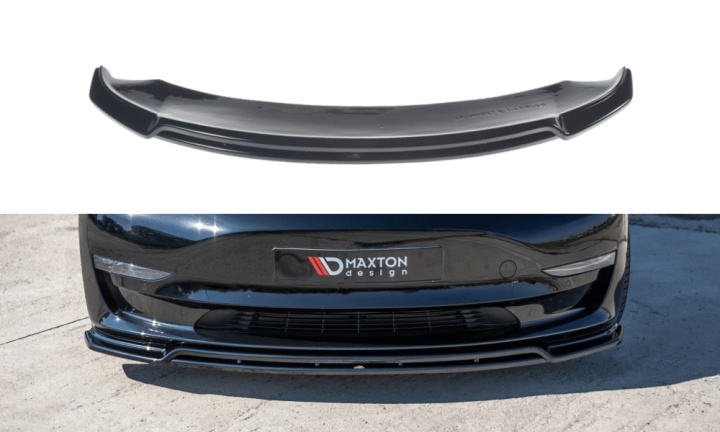 var-TE-MODEL3-1-FD2R-FD2T Tesla Model 3 2017+ Frontsplitter V.2 Maxton Design 
