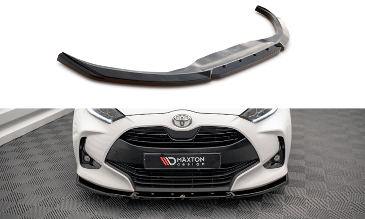 var-TO-YA-4-FD2T Toyota Yaris Mk4 2019+ Frontsplitter V.2 Maxton Design 