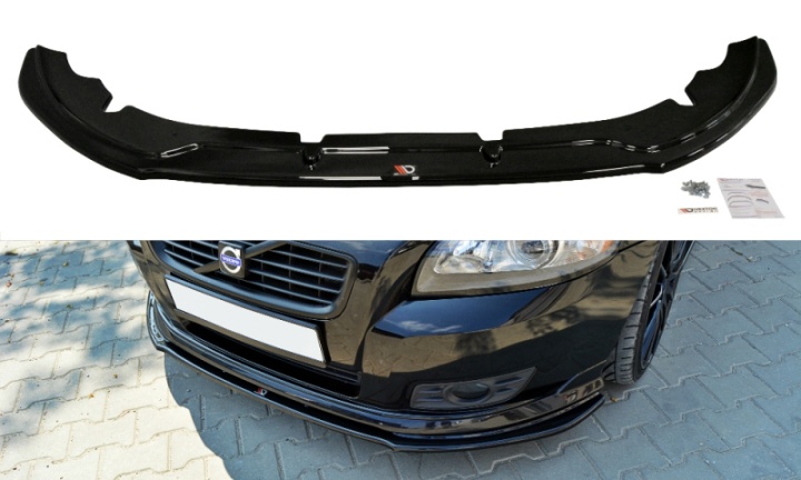 var-VO-V50F-RDESIGN-FD1 Volvo V50 R-Design Facelift 2007-2012 Frontsplitter Maxton Design 