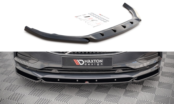 var-VO-V90-2-FD1T Volvo V90 2016-2020 Frontsplitter V.1 Maxton Design 