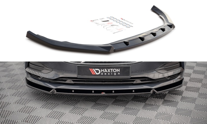 var-VO-V90-2-FD2T Volvo V90 2016-2020 Frontsplitter V.2 Maxton Design 