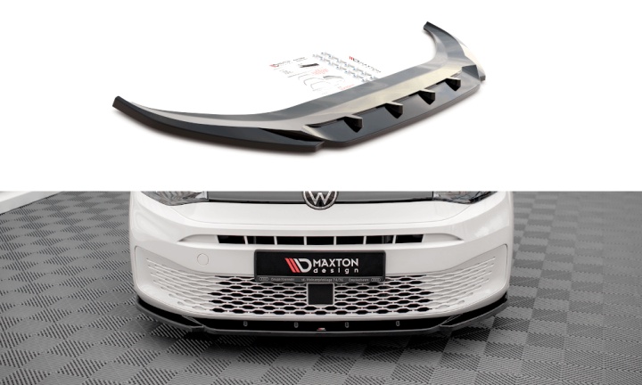 var-VW-CA-5-FD1T Volkswagen Caddy Mk5 2020+ Frontsplitter V.1 Maxton Design 