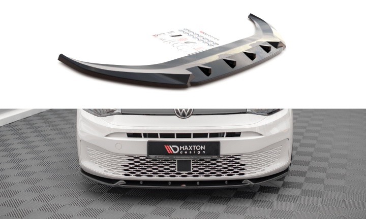 var-VW-CA-5-FD2T Volkswagen Caddy Mk5 2020+ Frontsplitter V.2 Maxton Design 